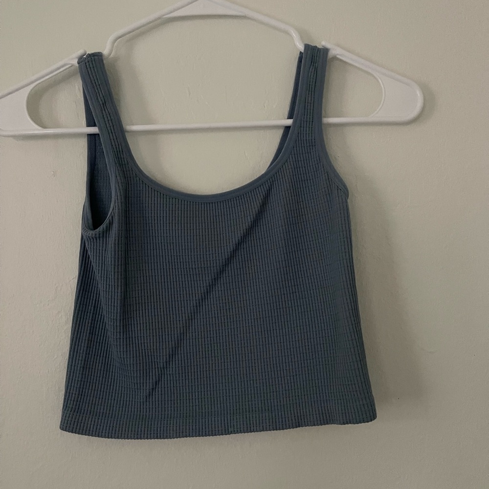Blue tank